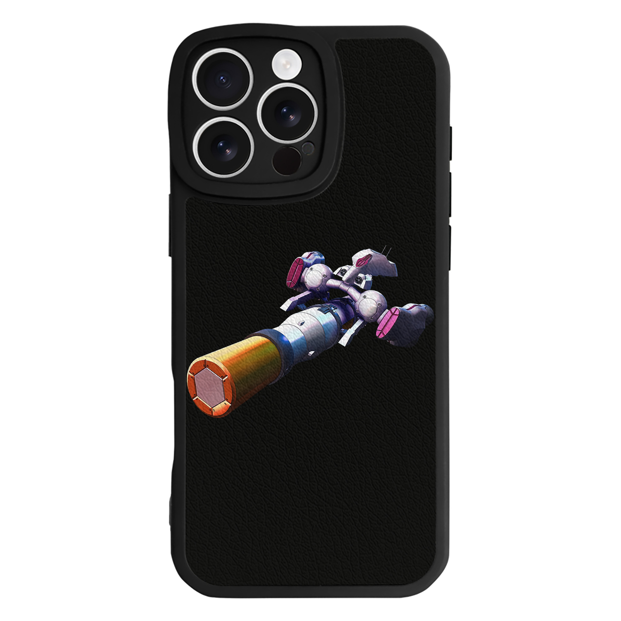 （画像用） 機動戦士ガンダム Mobile Suit Gundam 【iPhone 16シリーズ対応】シリコンスマホケース（レザー調） 材質：シリコン